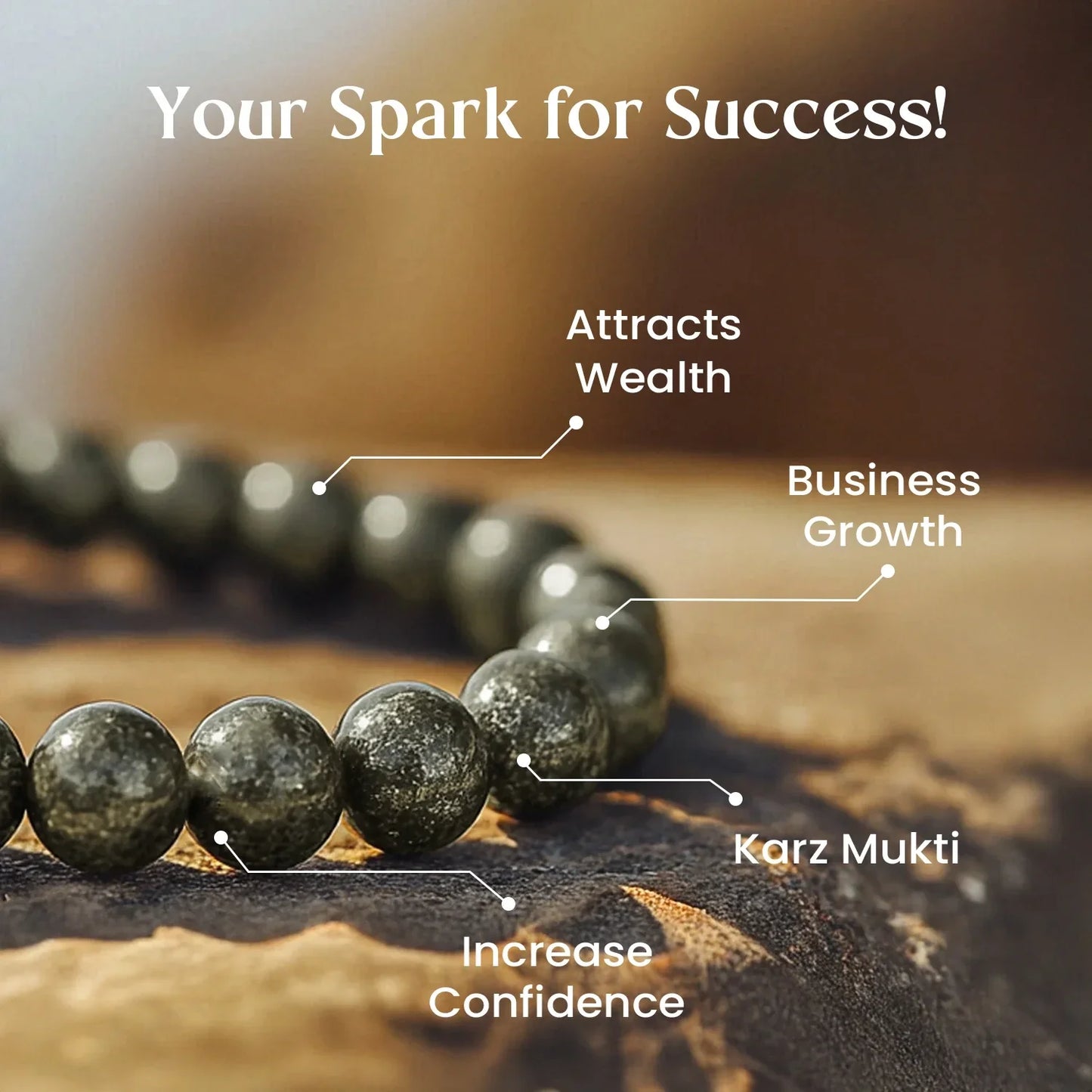 Raw Pyrite Bracelet