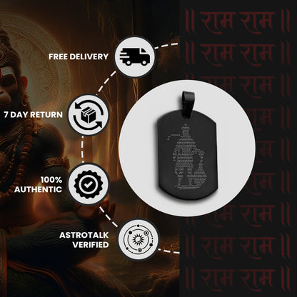 Hanuman Chalisa Kavach (Black)