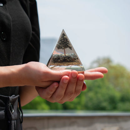 Pyrite Money Magnet Pyramid