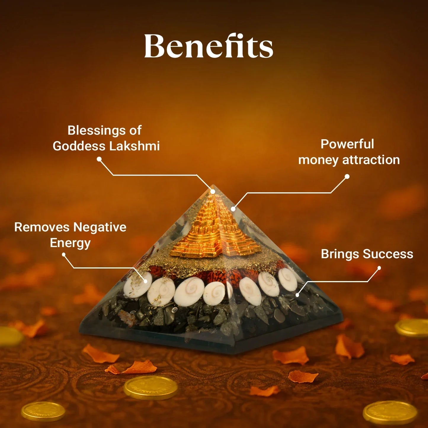 Siddh Lakshmi Yantra Pyramid